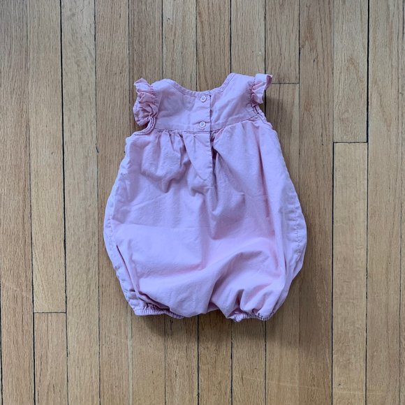 Gap pink bubble romper for baby sz 3-6M - Picture 2 of 4